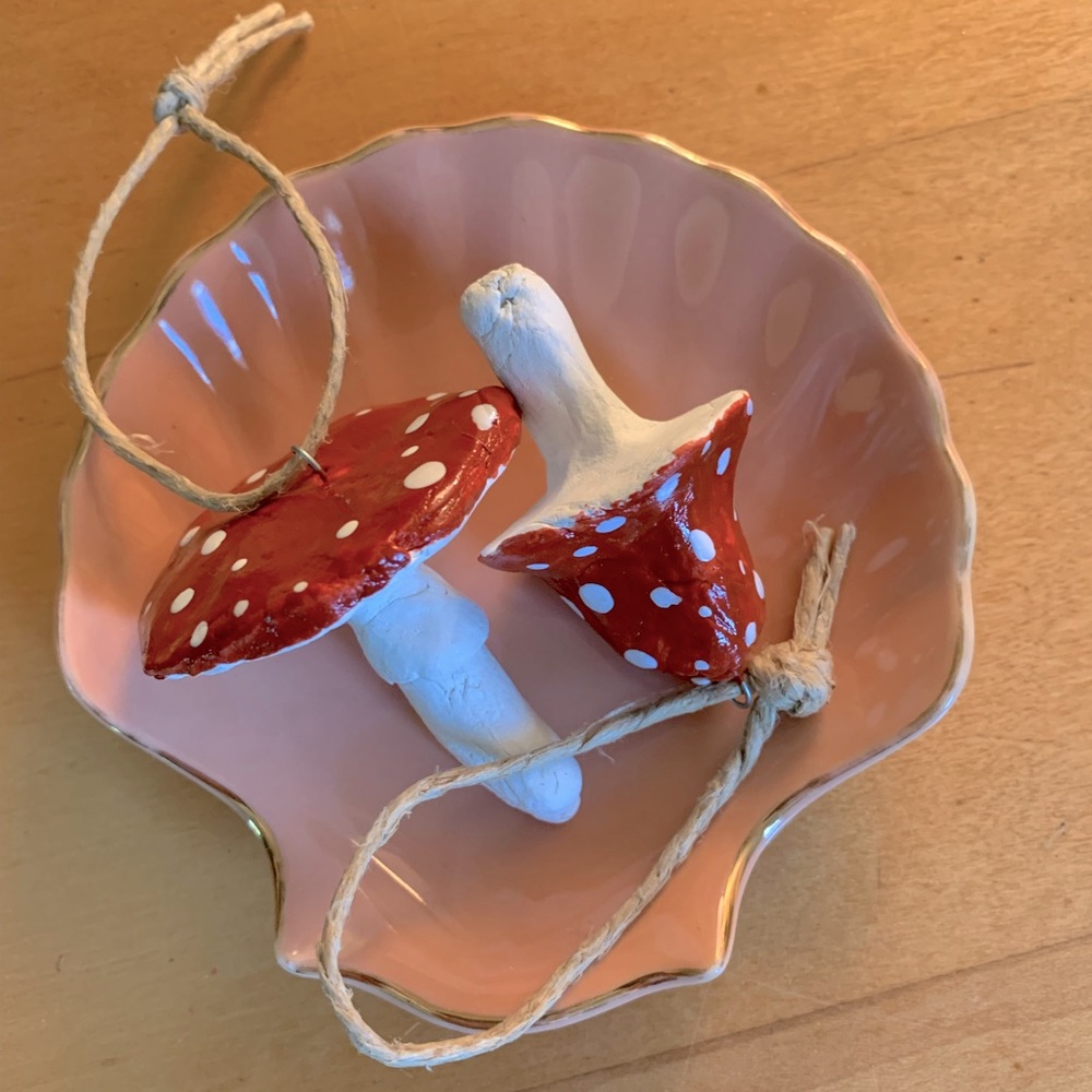 Mushroom ornaments 🎄🍄Amanita muscaria🍄fly agaric mushrooms